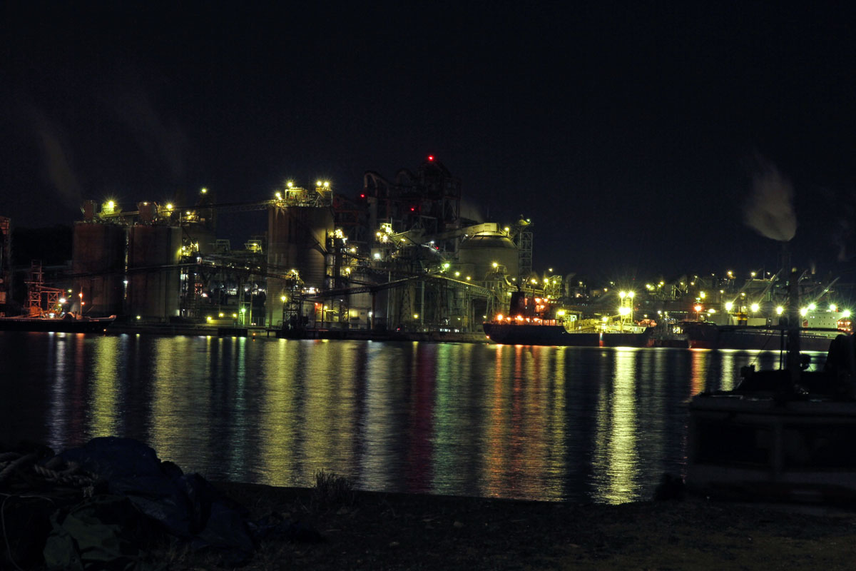 苅田港の夜景　（苅田町）