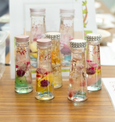 前回の花レッスンの様子