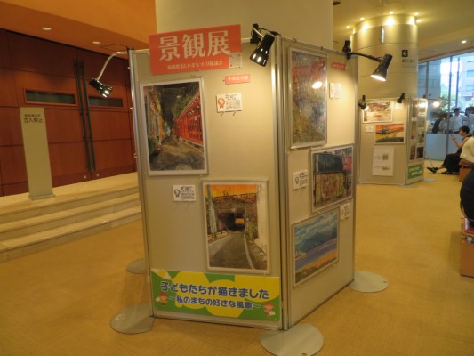 去年の入賞作品展示の様子