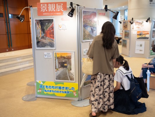 去年の入賞作品展示の様子